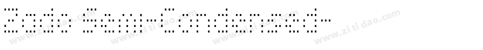 Zado Semi-Condensed字体转换